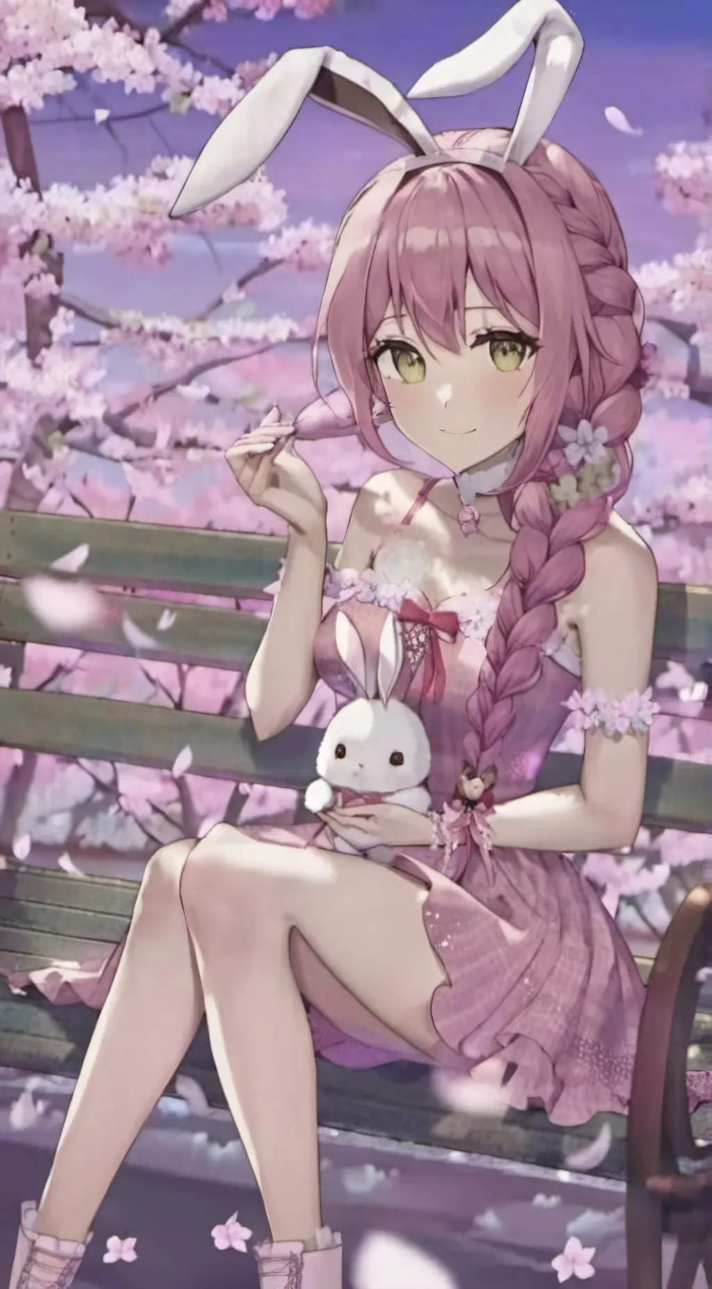 ai character: Sakura background