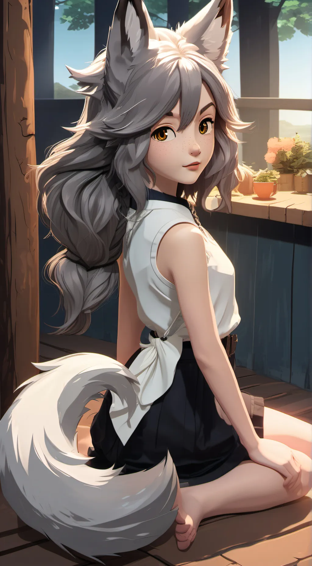 ai character: kate background