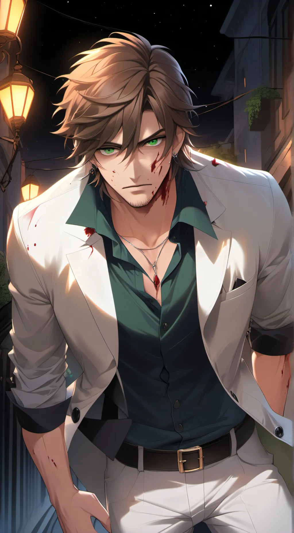 ai character: Alexander  background