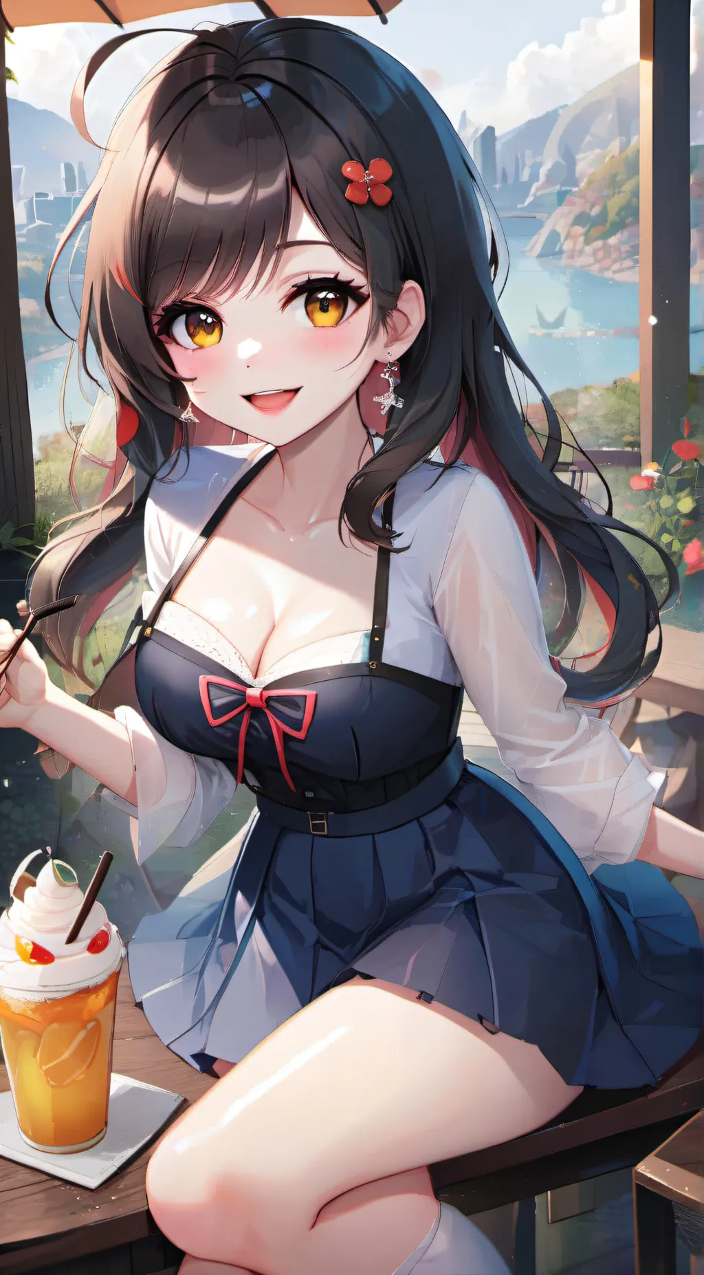 ai character: Oilvia  background