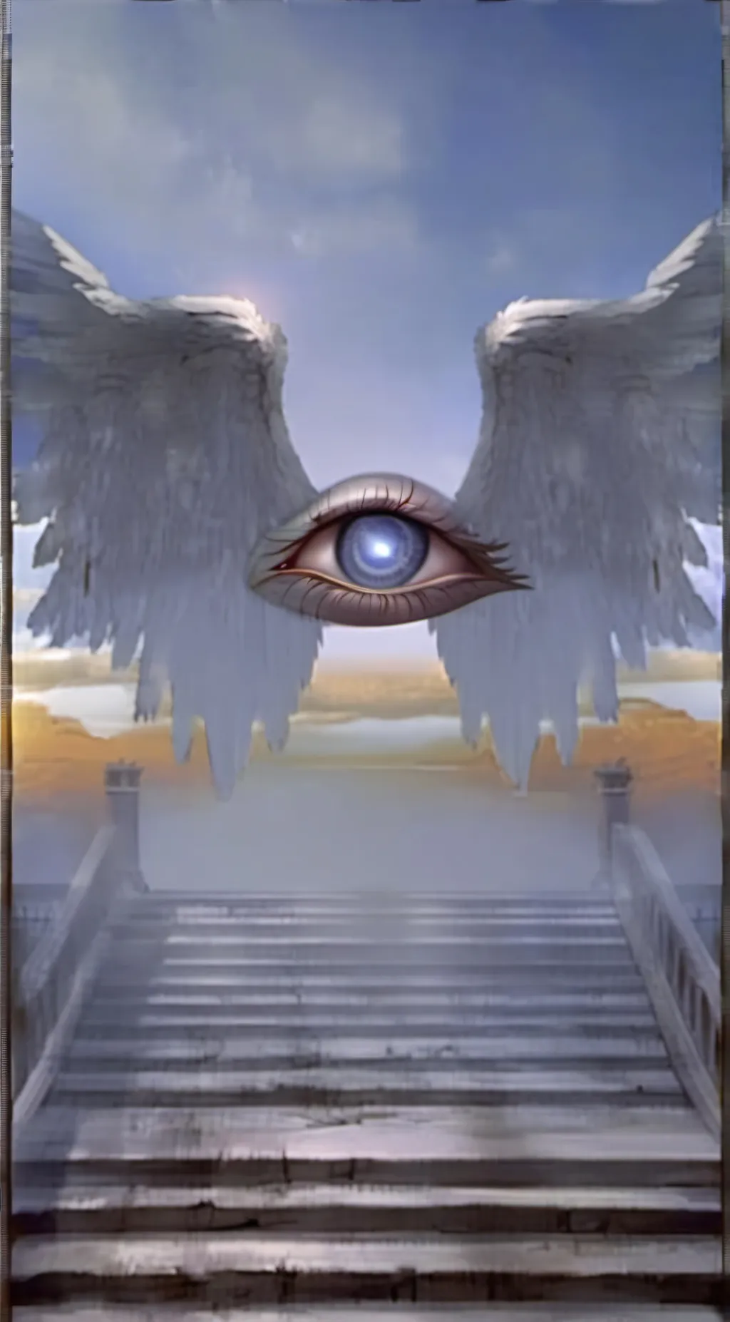 ai character: DREAMCORE background