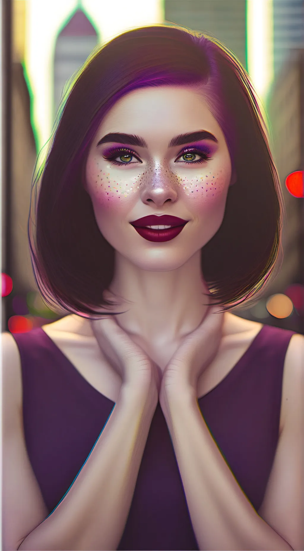 ai character: Nøra☆ background