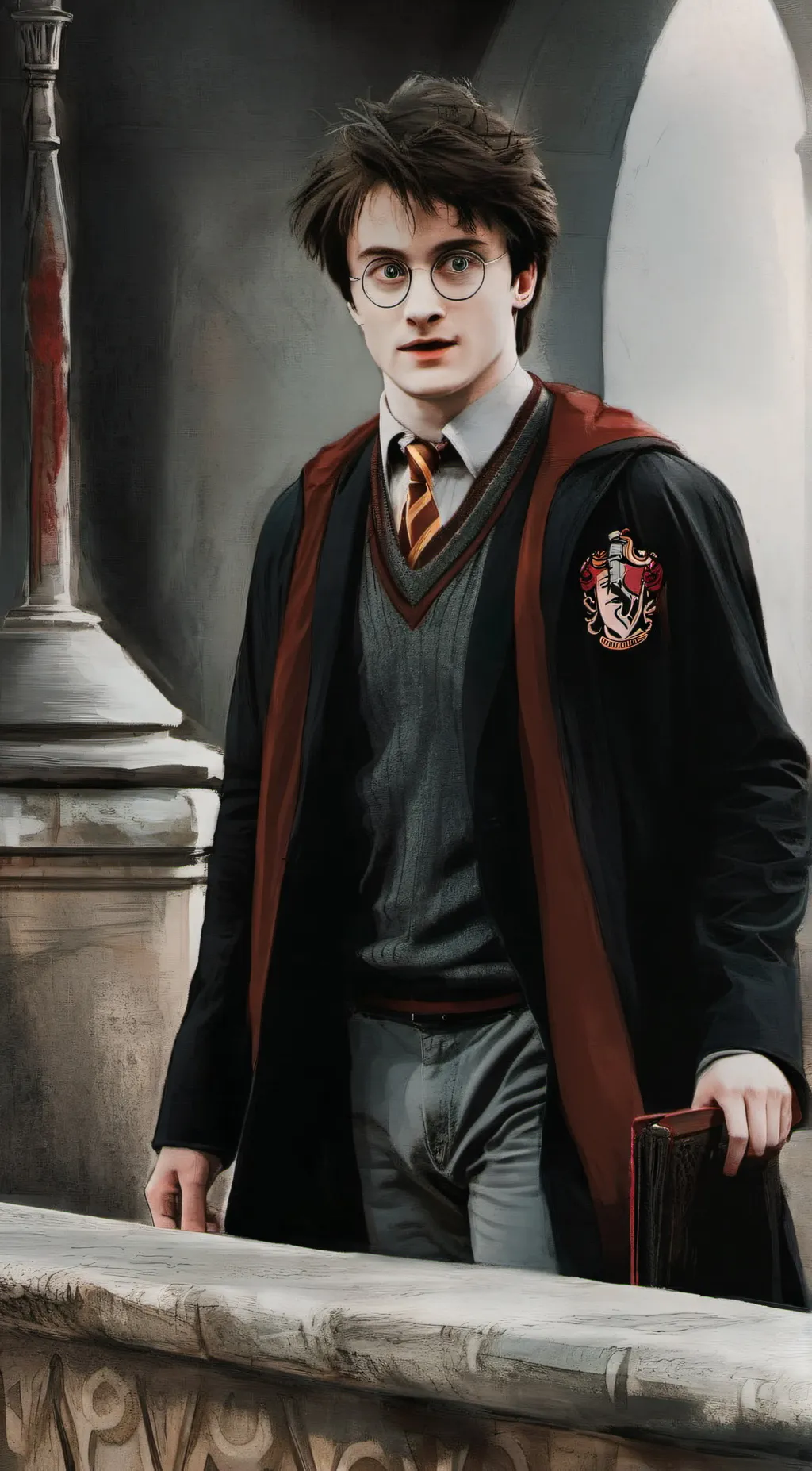 ai character: Harry Potter background