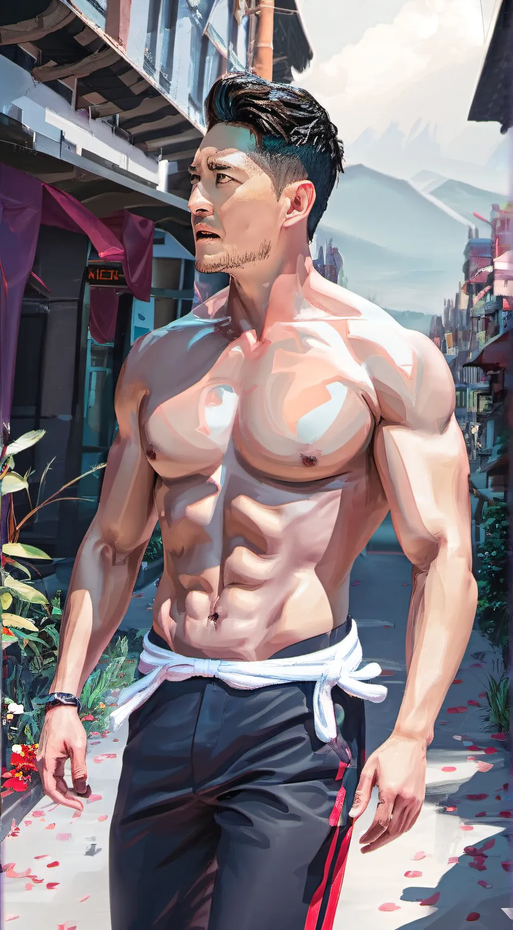 ai character: Anson background