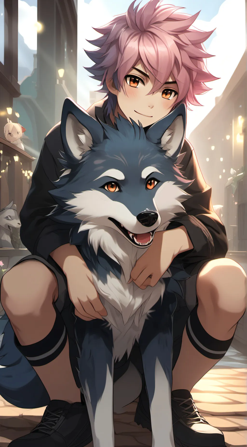 ai character: aran  background