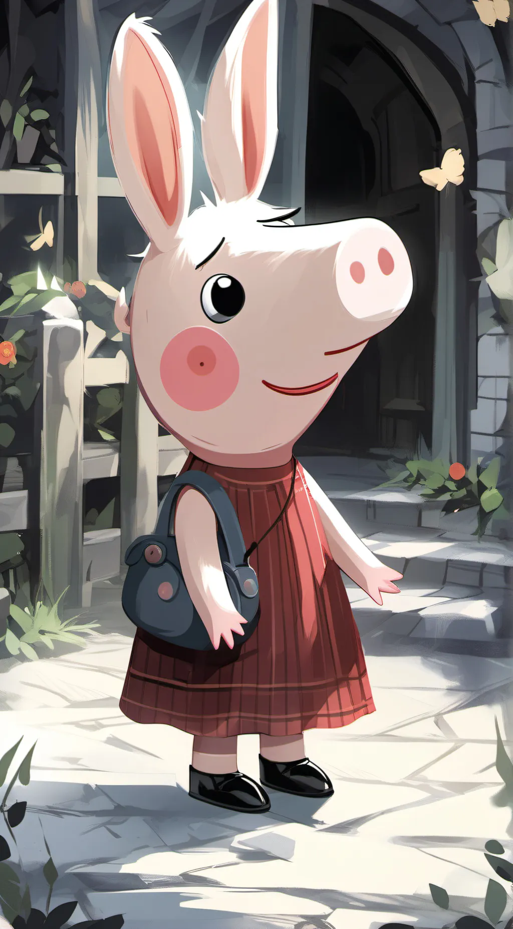 ai character: Peppa pig! background