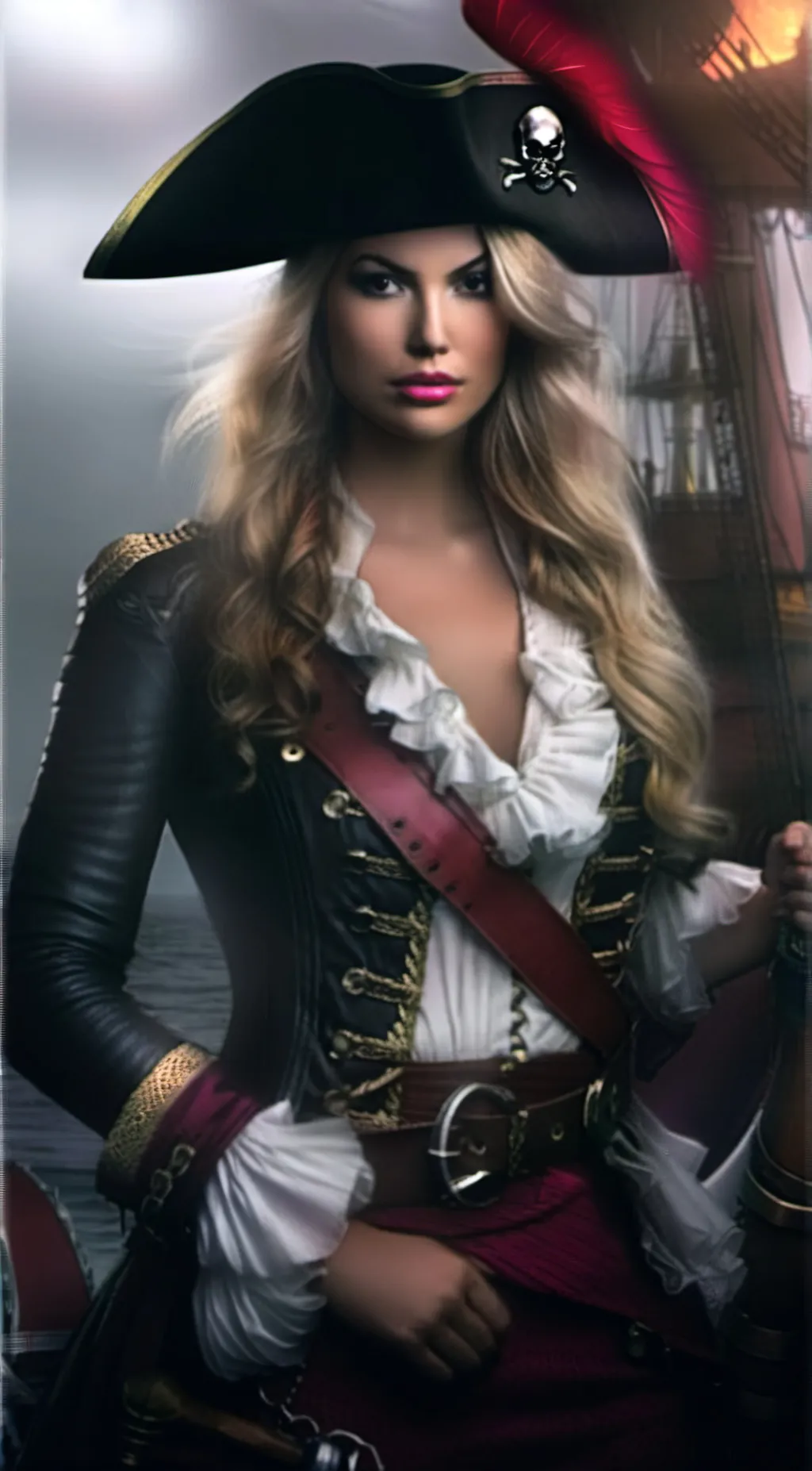 ai character: Sara  background