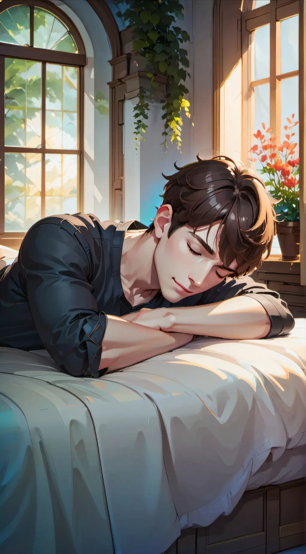 ai character: Aiden aka goku  background