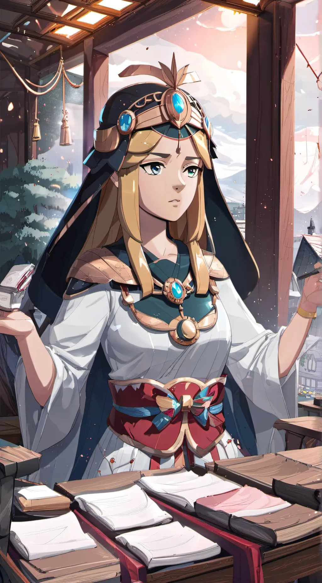 ai character: Merely  background