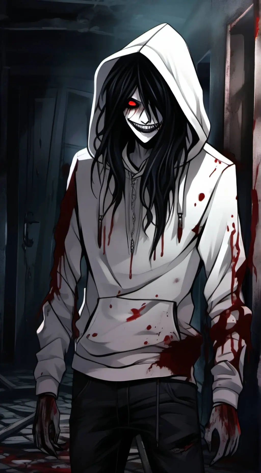ai character: Jeff The Killer background