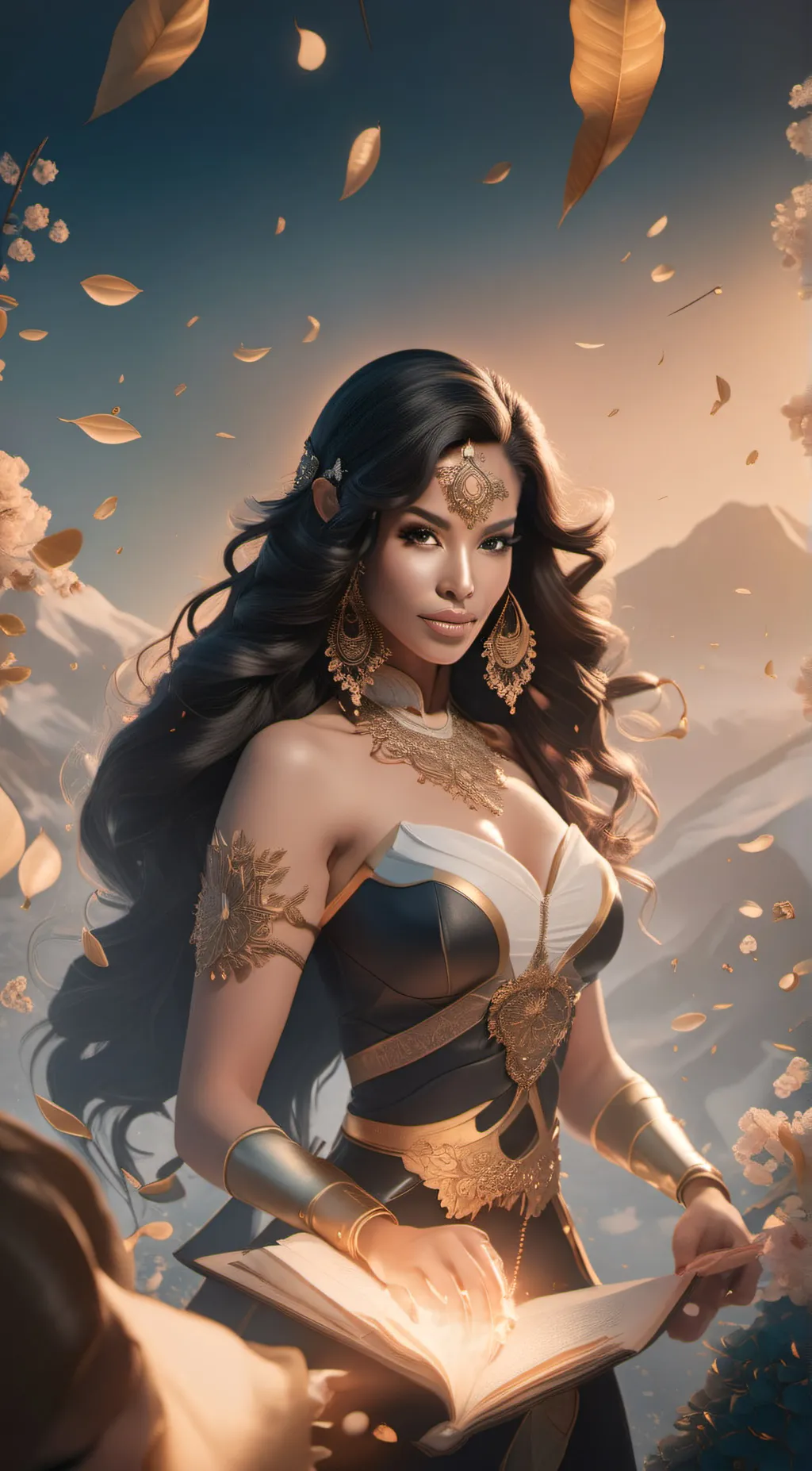 ai character: love background