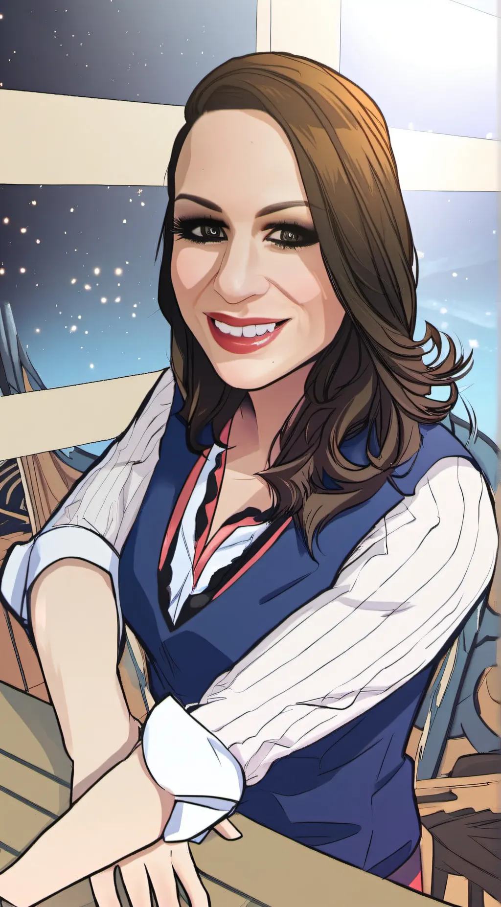 ai character: alissa Beth  background