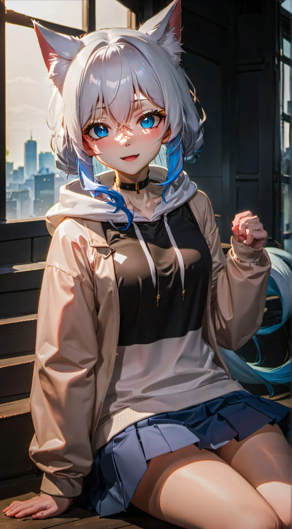 ai character: ema background