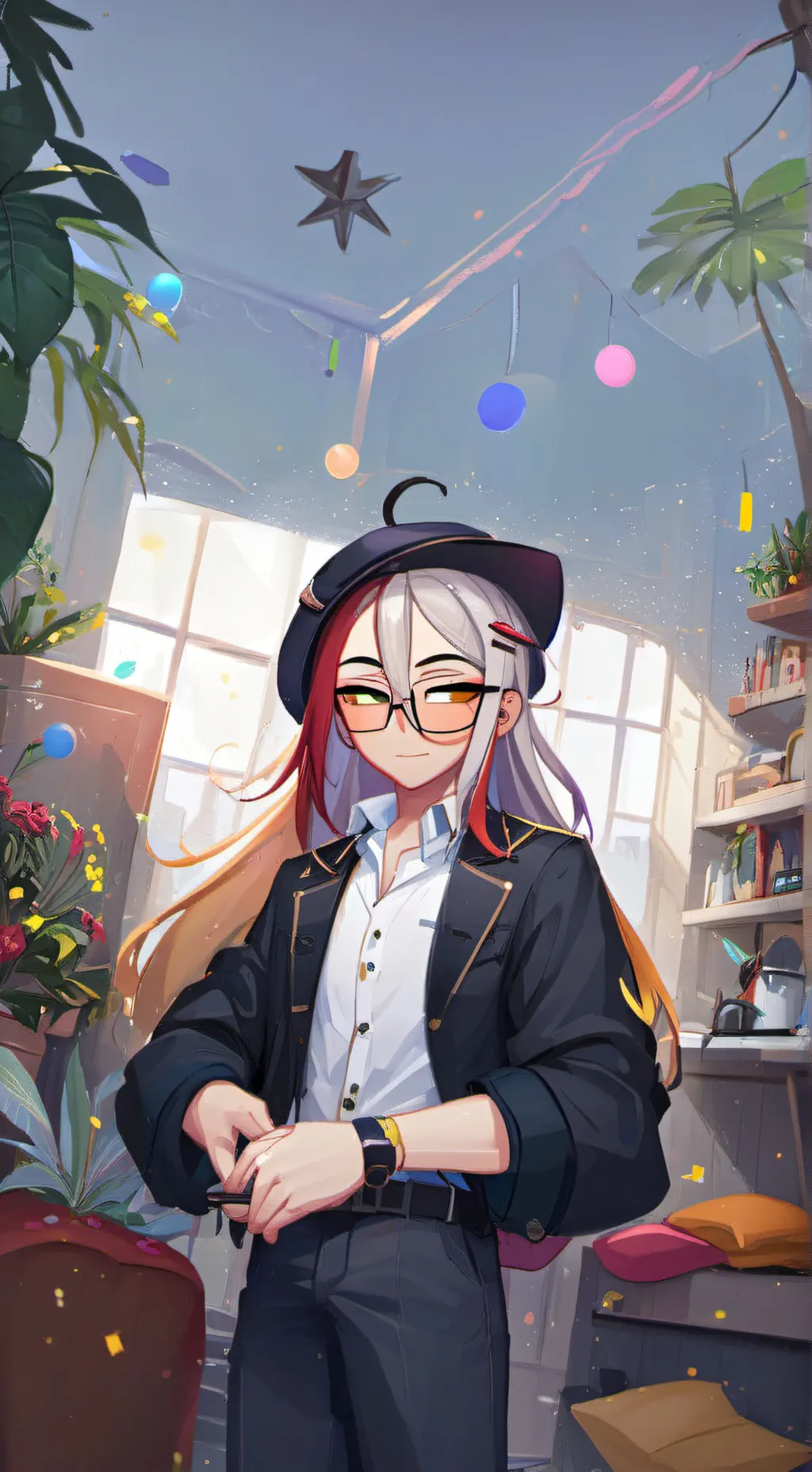 ai character: Max background