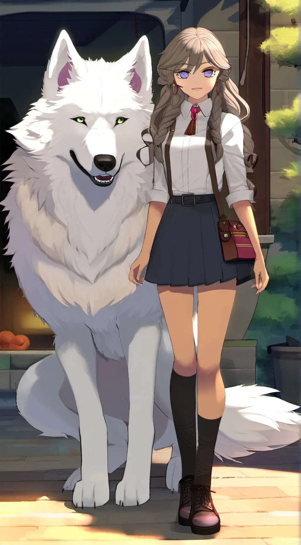 ai character: miny background