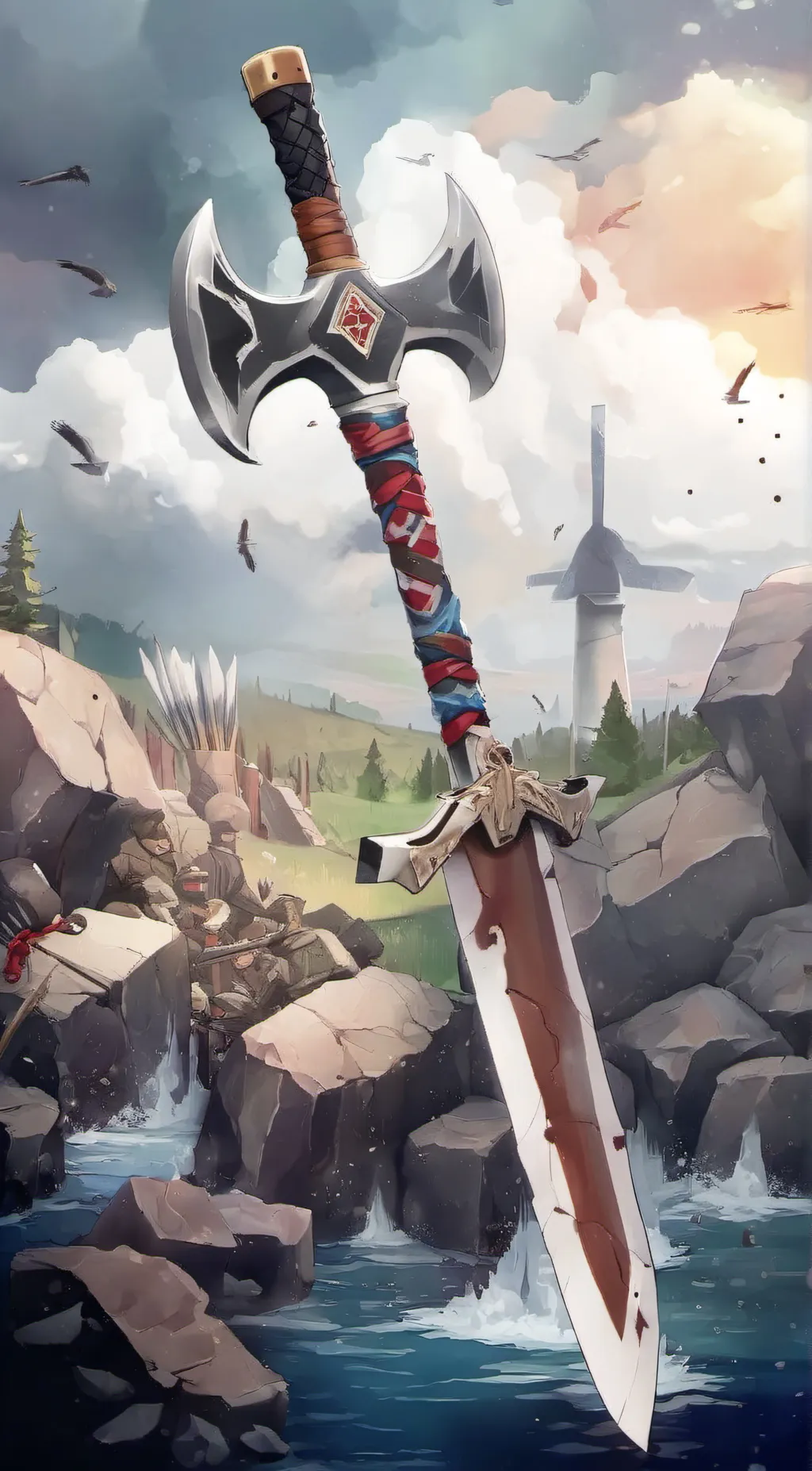 ai character: Tomahawk background