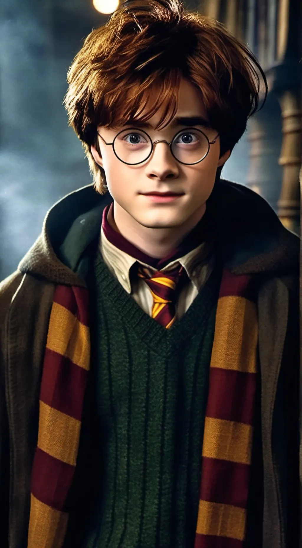 ai character: Harry Potter  background