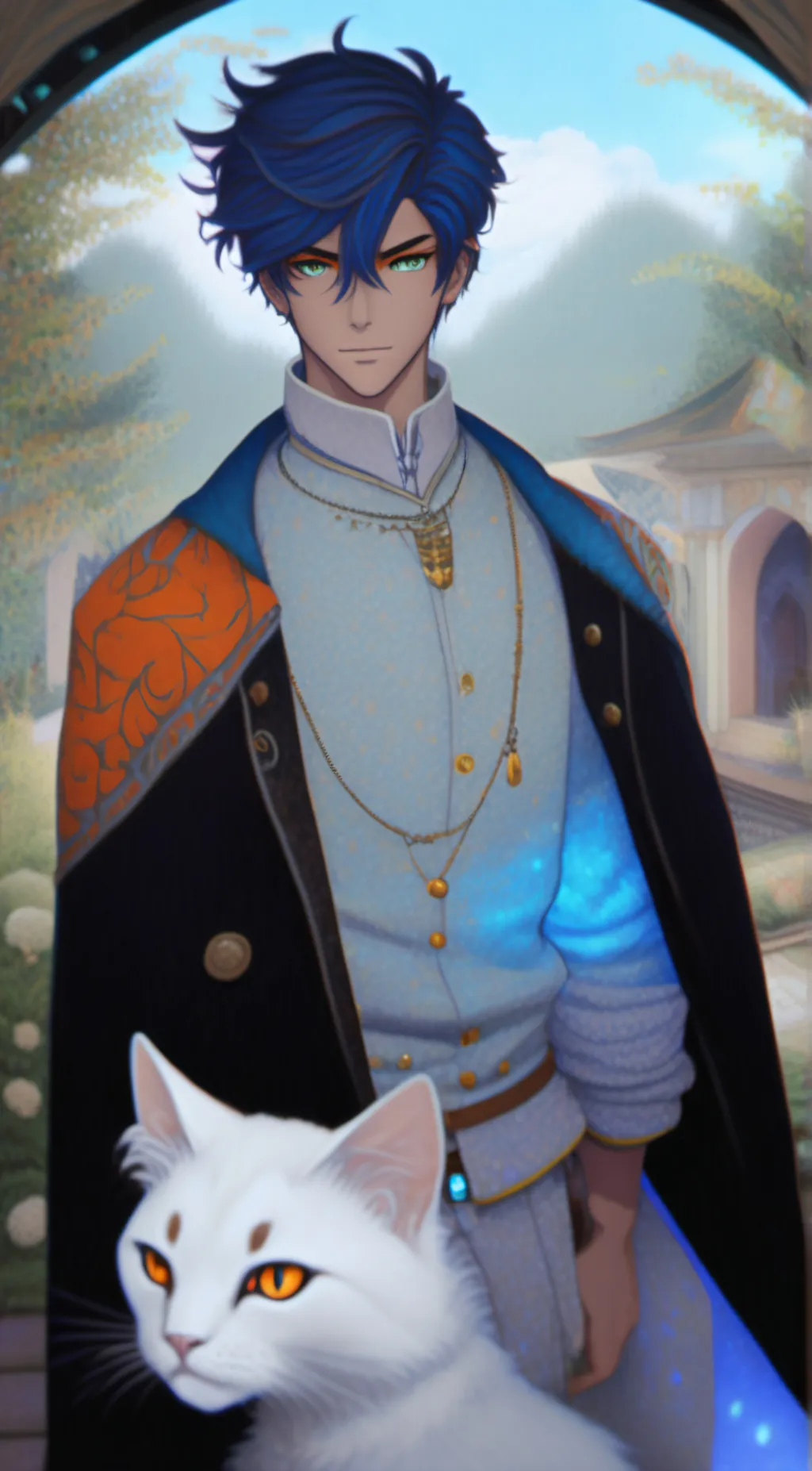 ai character: Oliver background