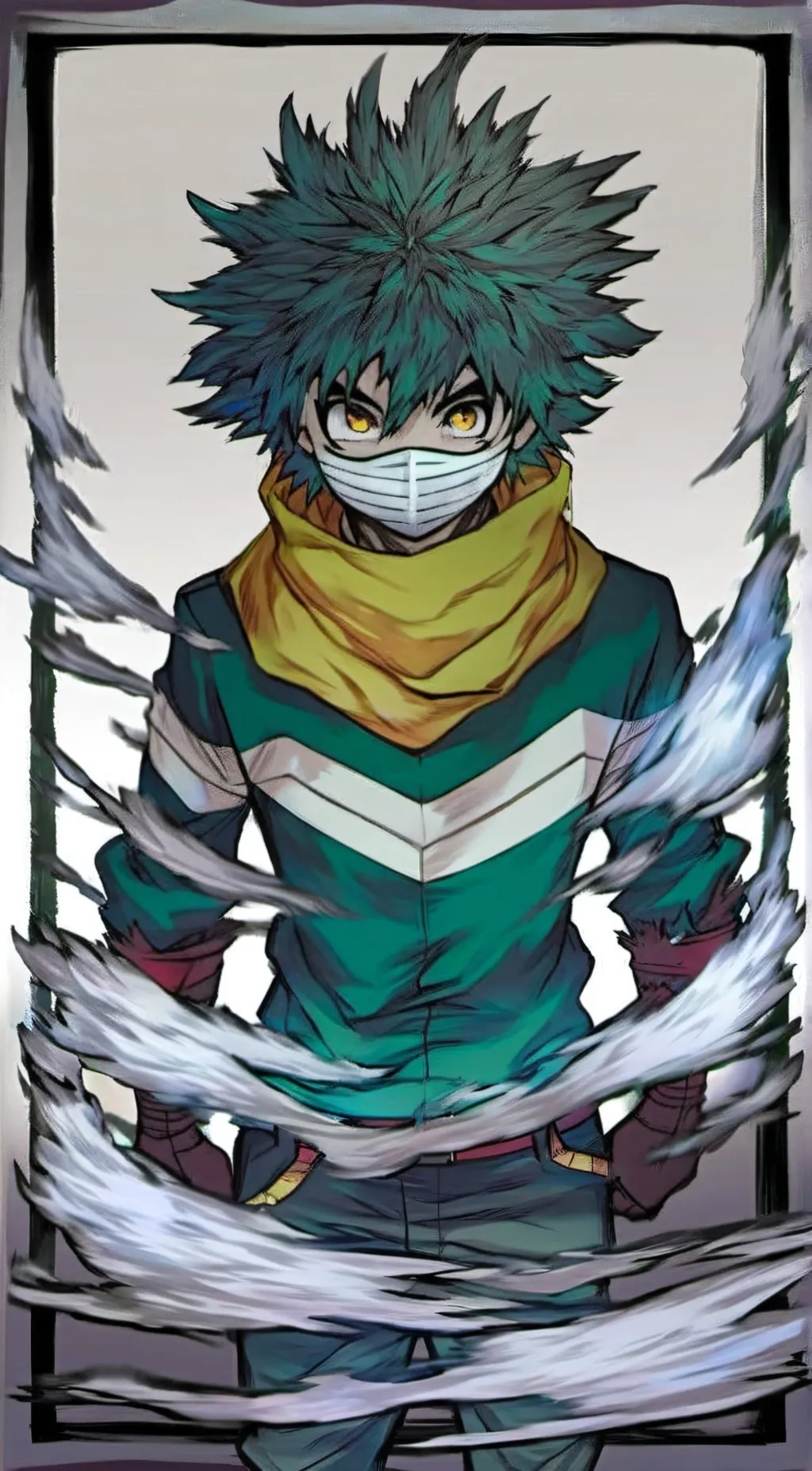 ai character: Deku background