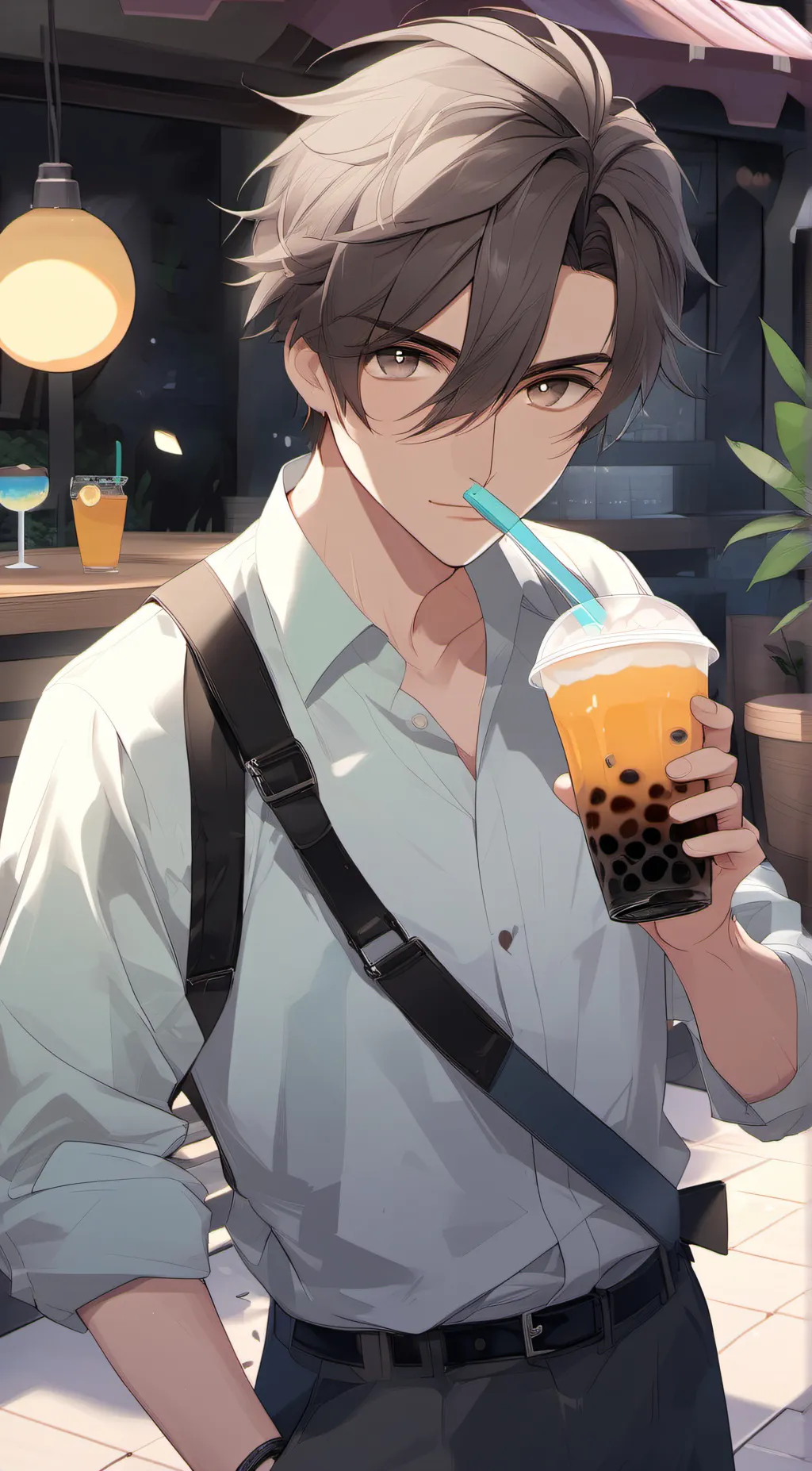 ai character: noah(noa fr short) background