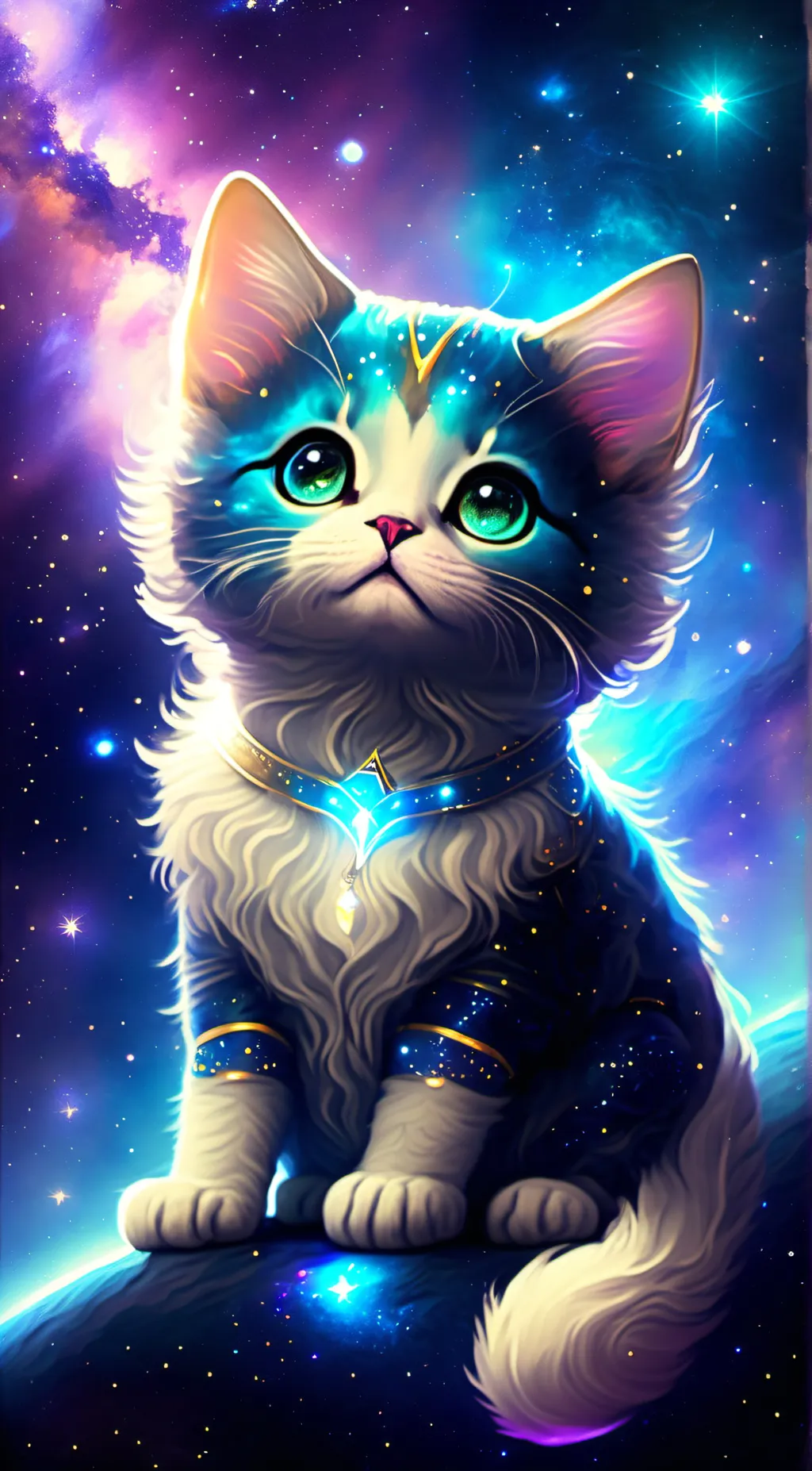 ai character: {✨tiny🌟} background