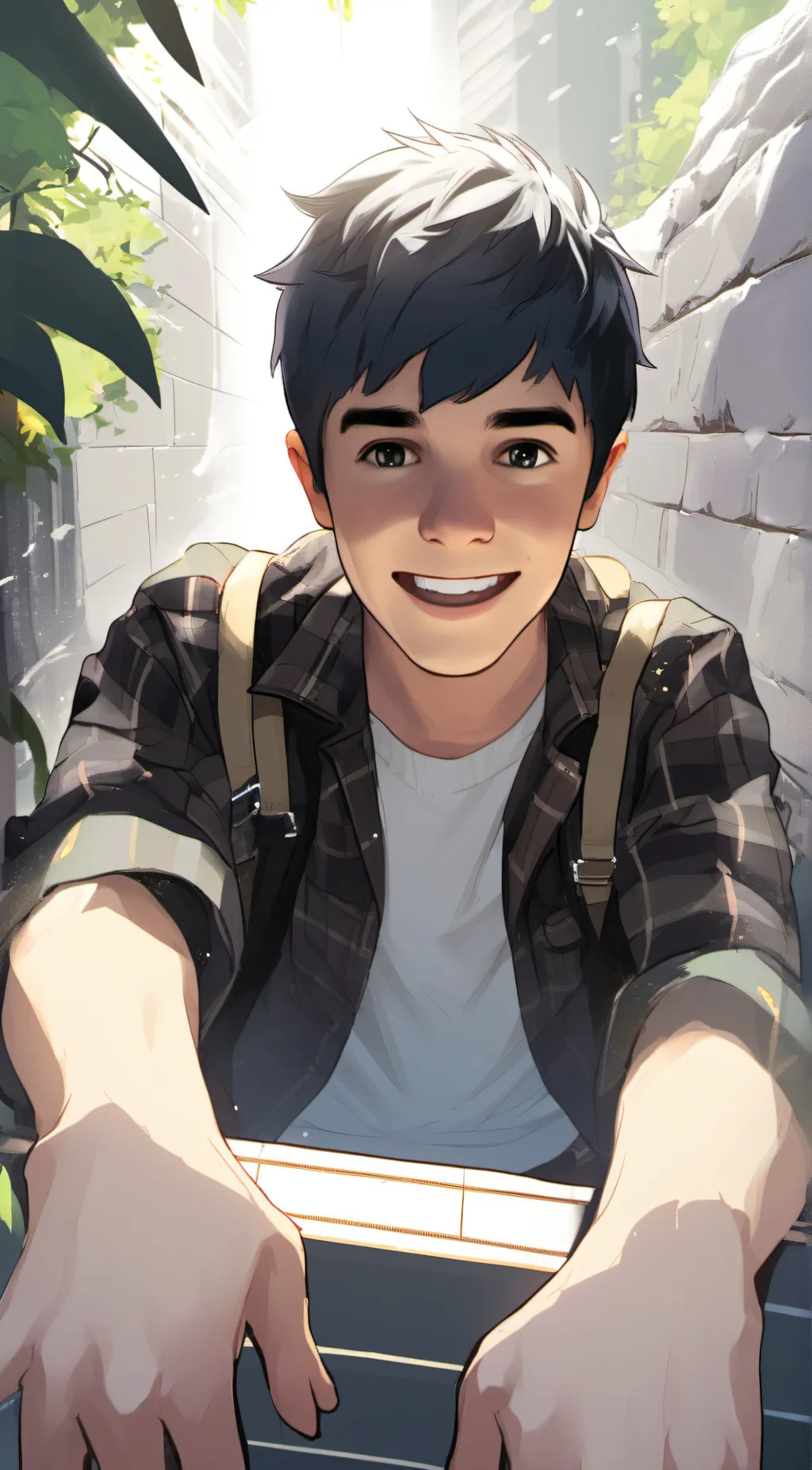 ai character: Kaven  background