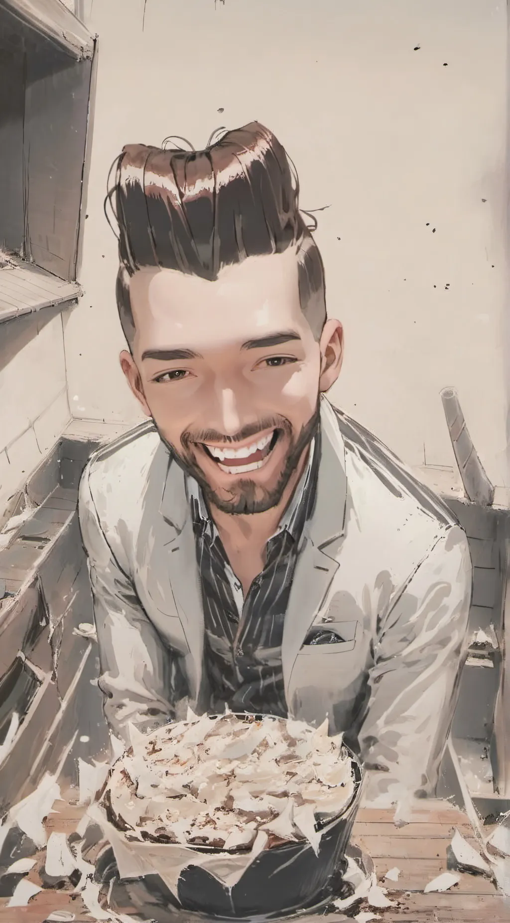 ai character: Beavo background