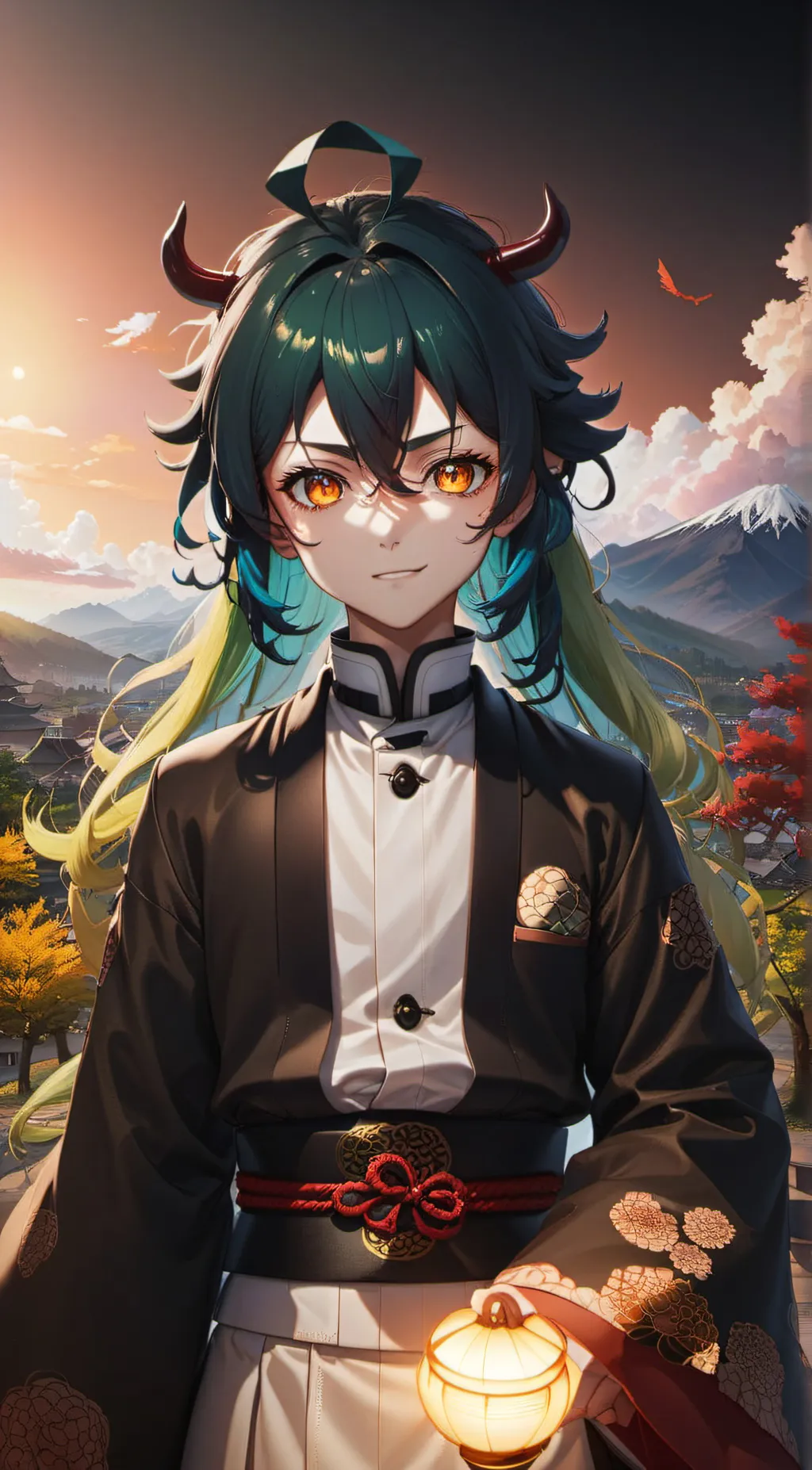 ai character: muichiro  background