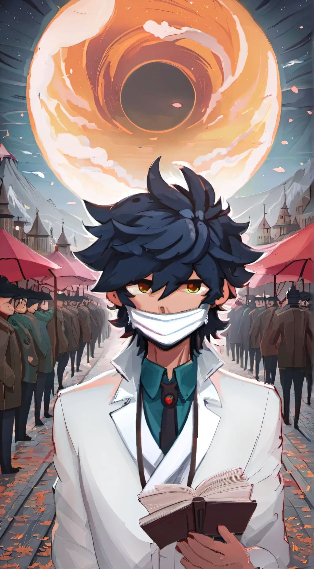 ai character: Pool day w/Wally background