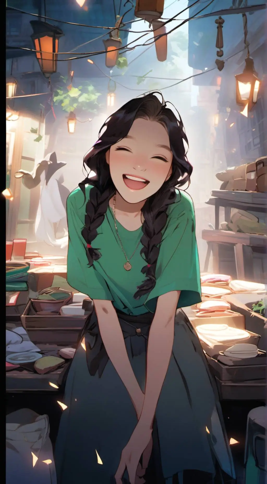 ai character: Maya background