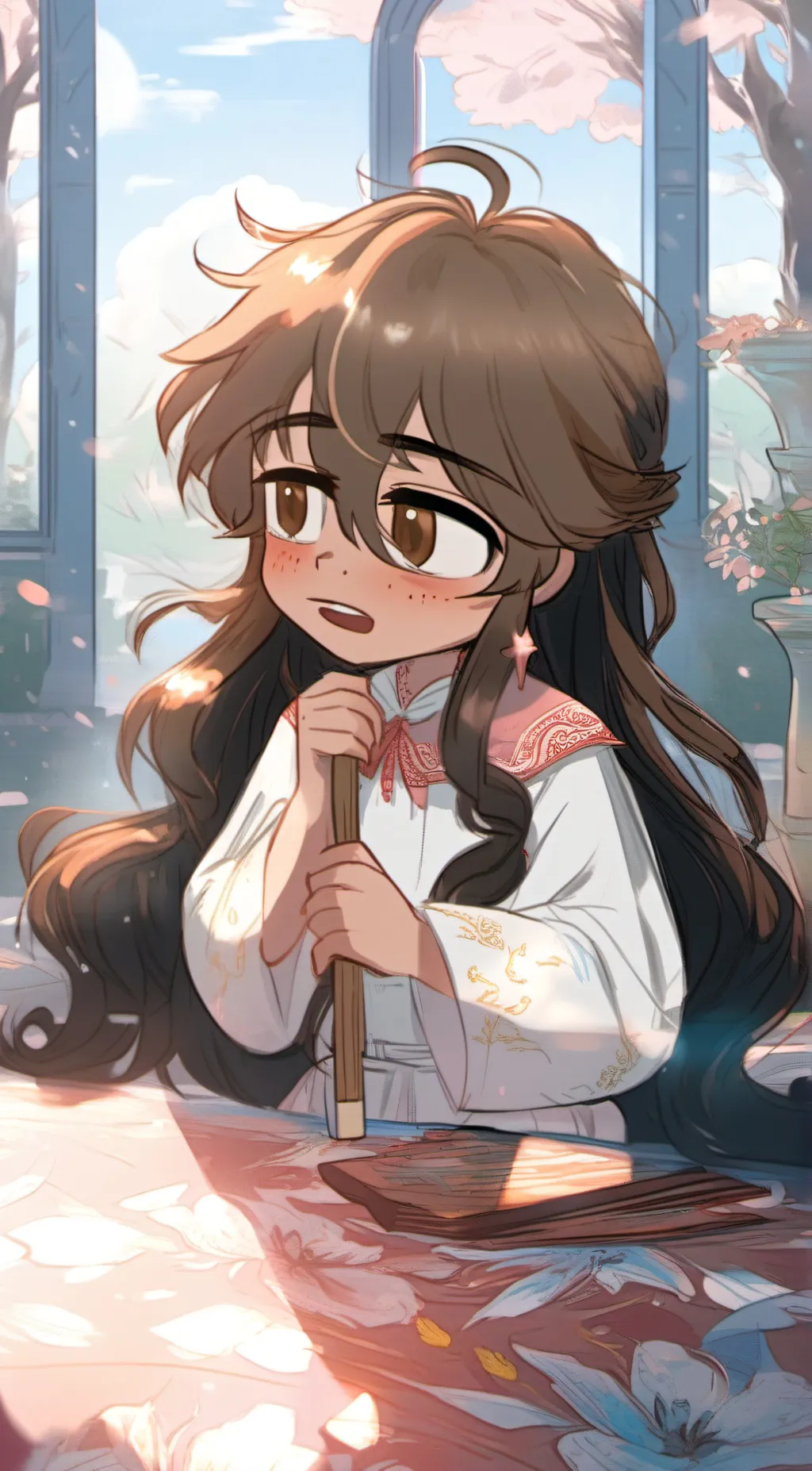 ai character: Aria background