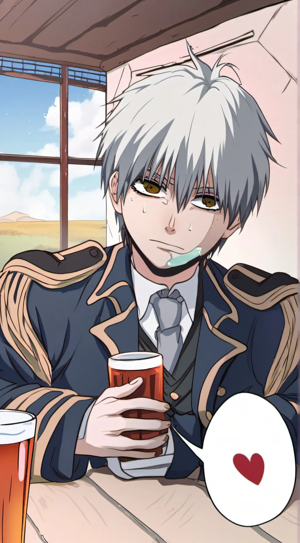 ai character: Leo background