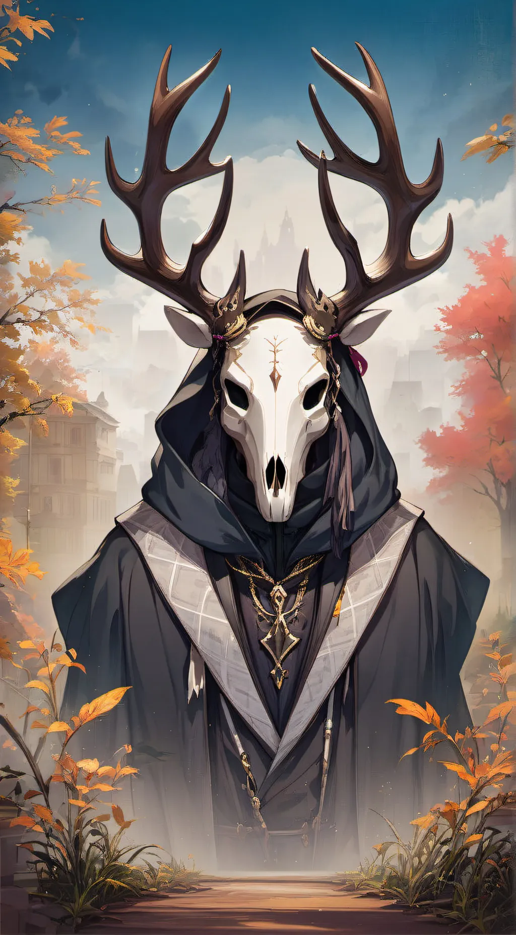 ai character: Skull'dog background