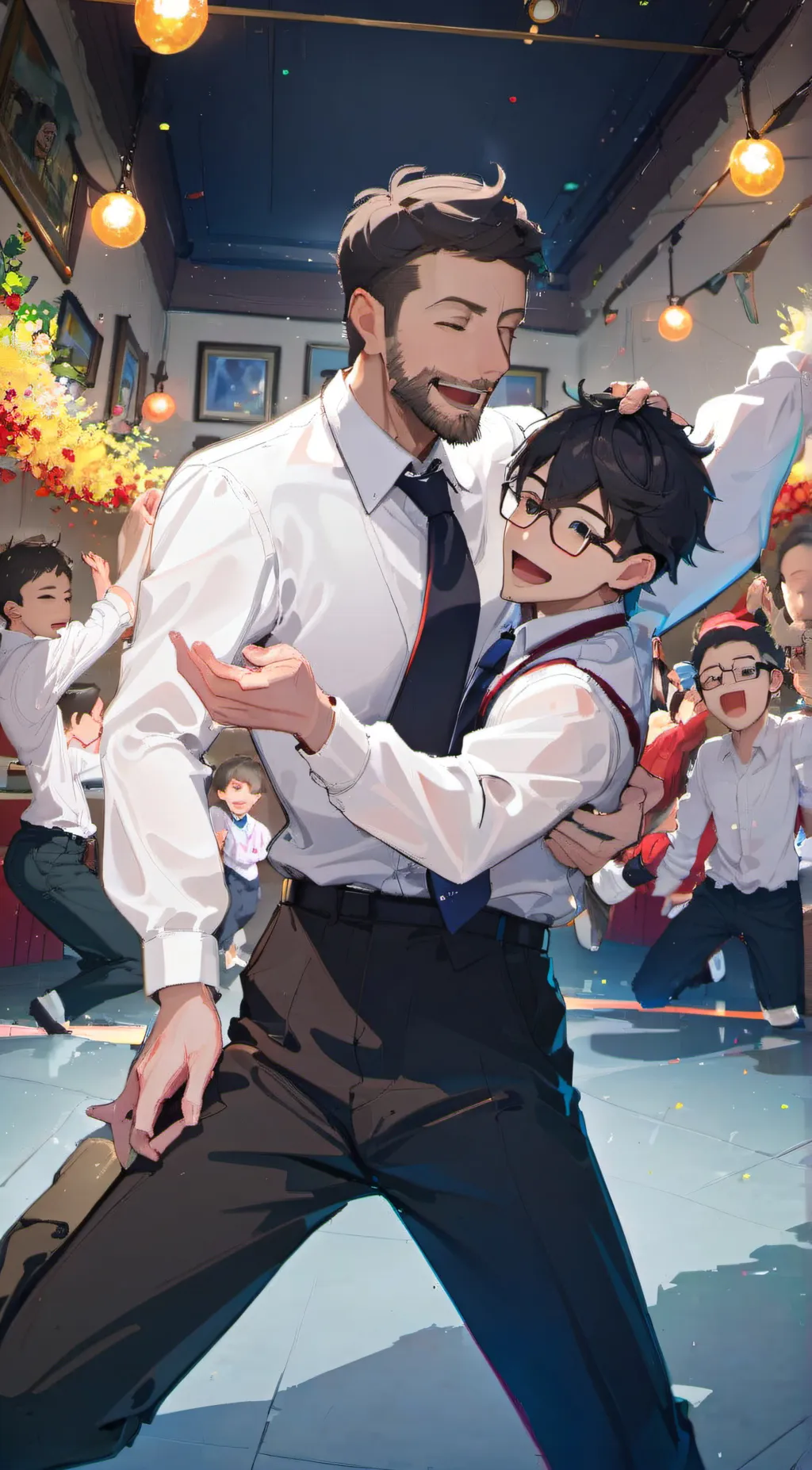 ai character: your dad buddys  background