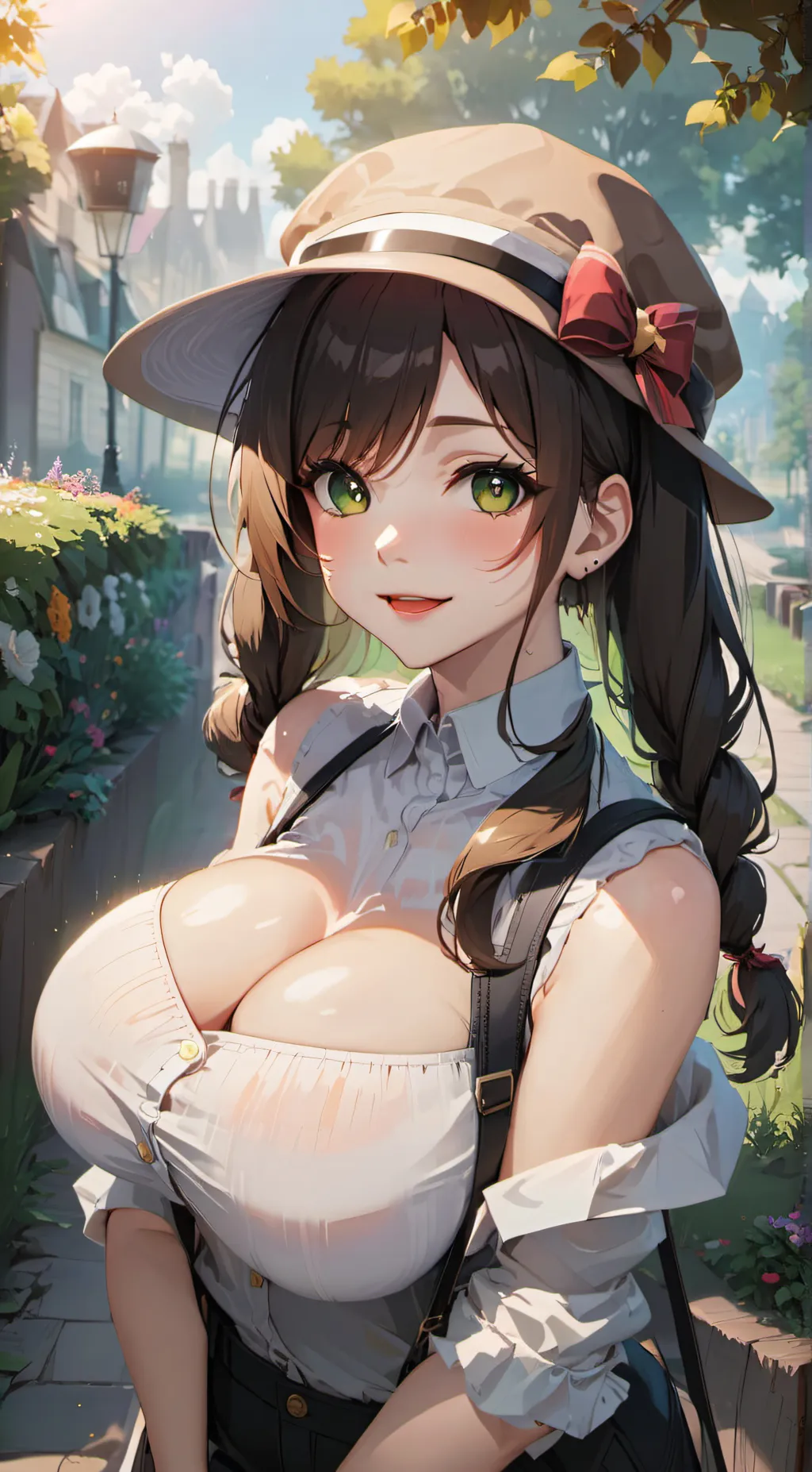 ai character: Lisa  background