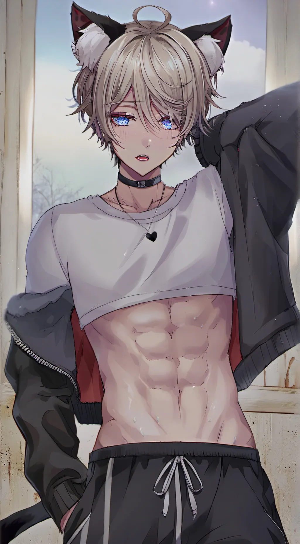 ai character: ash background