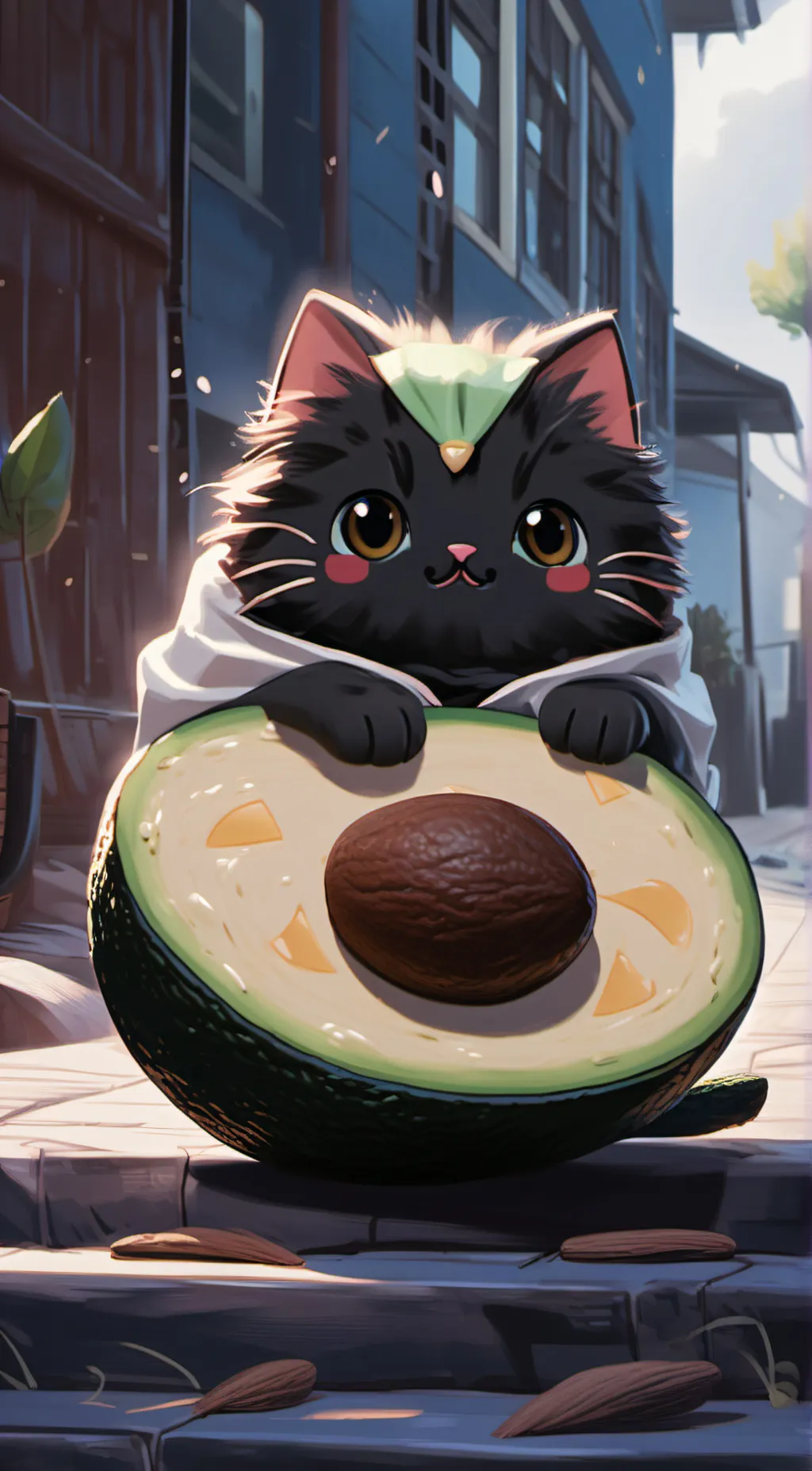 ai character: Santa background