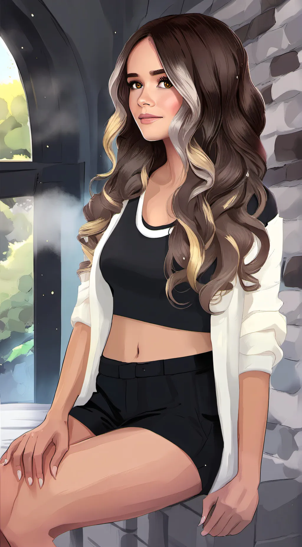 ai character: Lily background