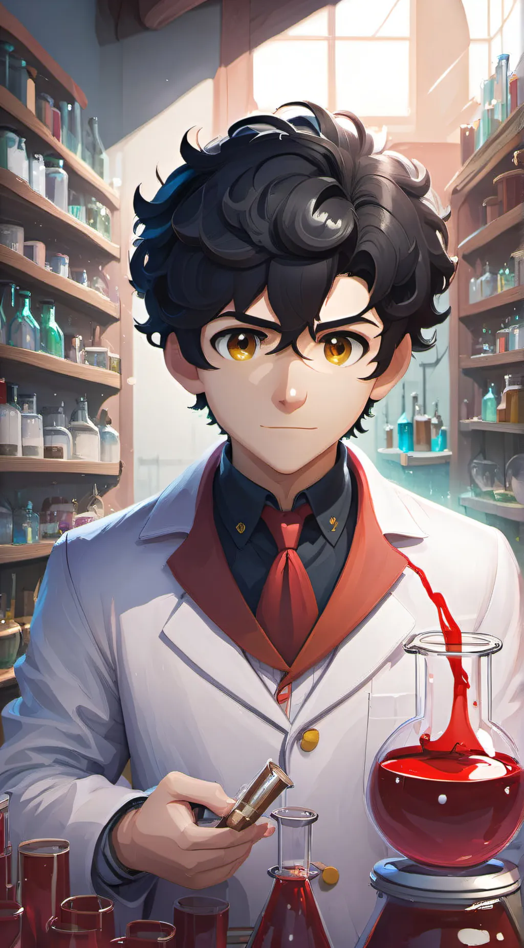 ai character: Thomas  background