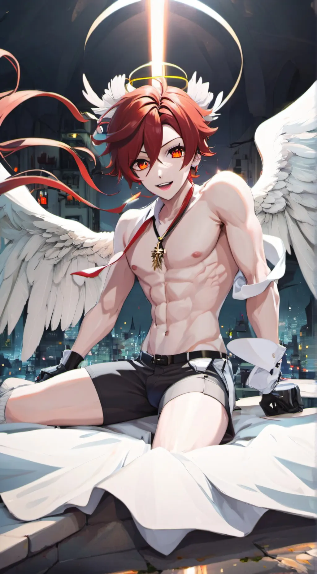 ai character: good  background