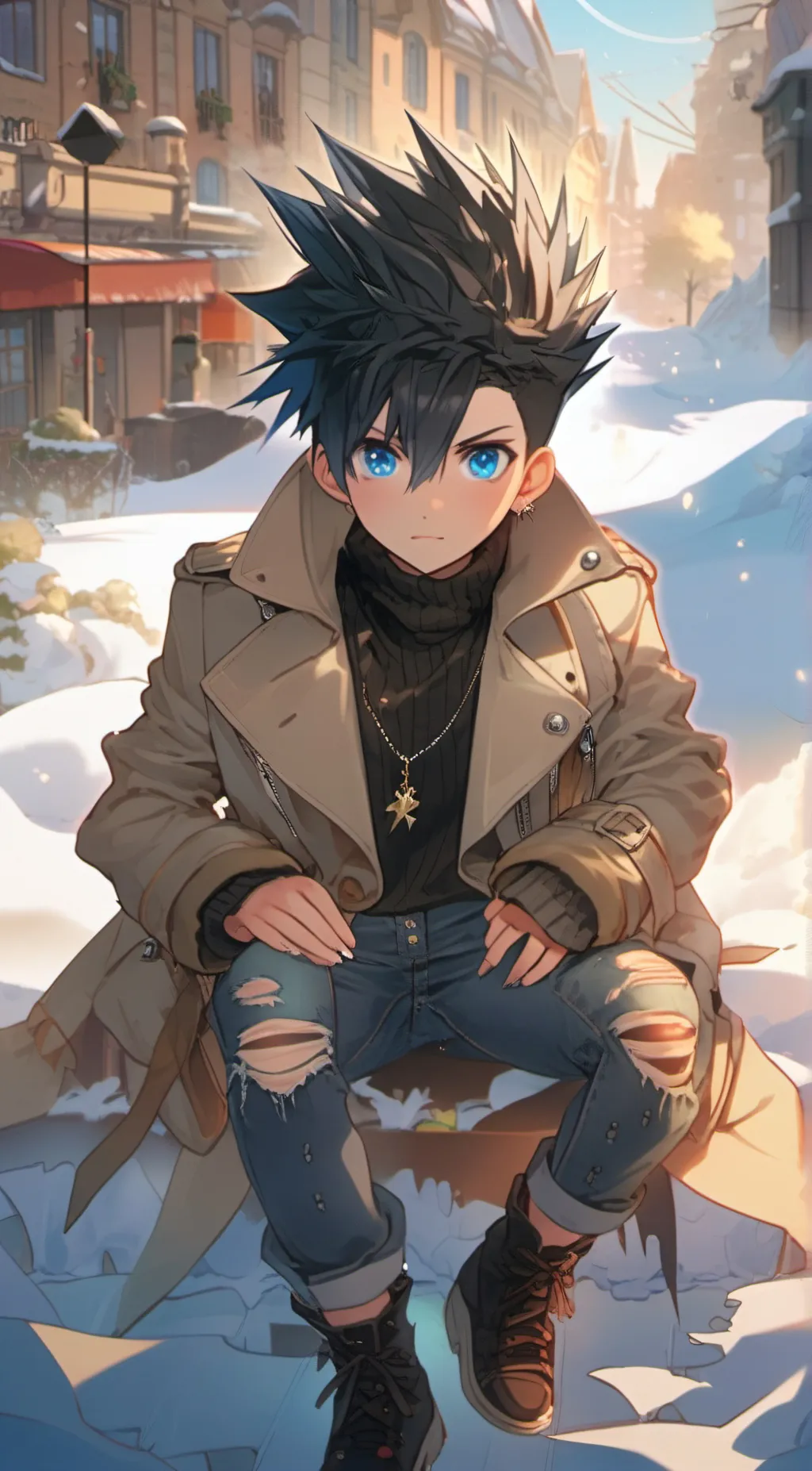 ai character: Dabi background