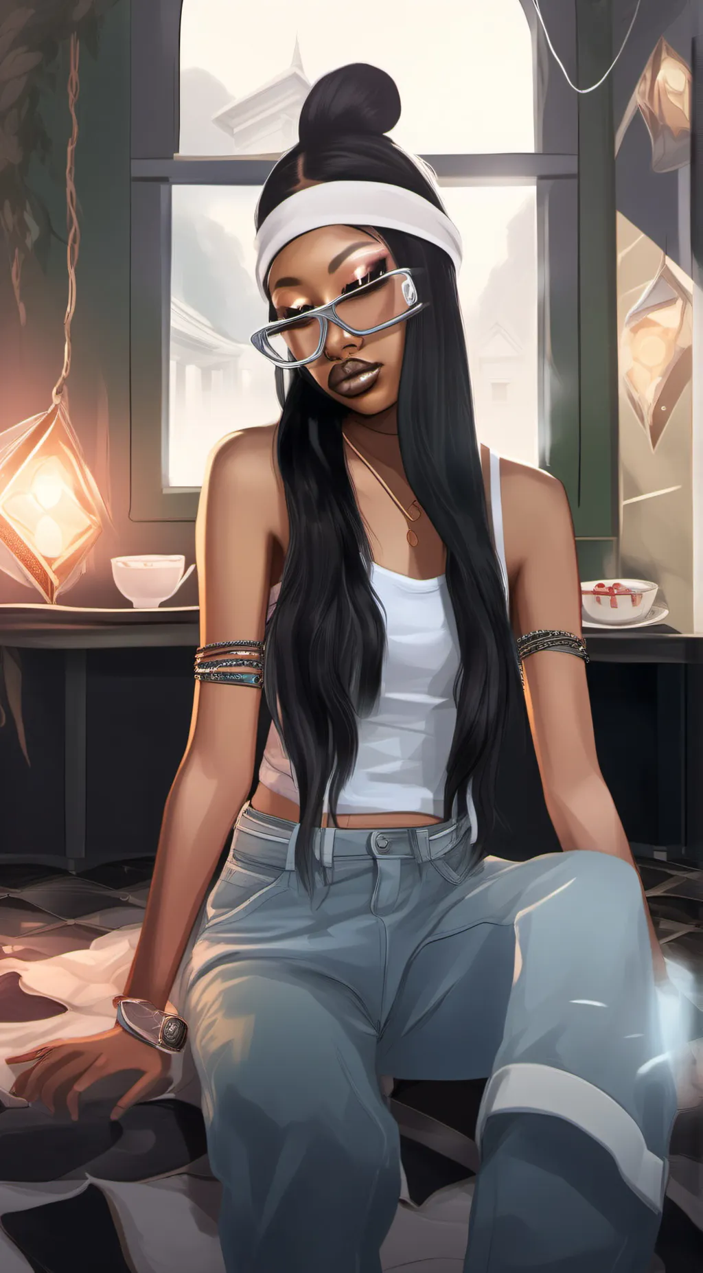 ai character: Aaliyah Thompson  background