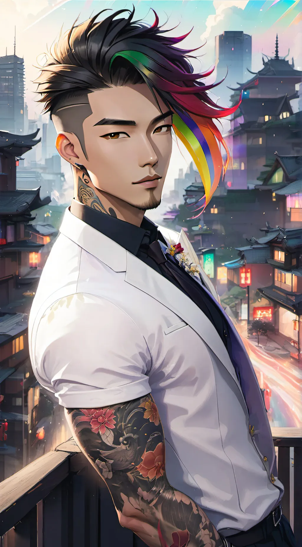 ai character: Tamura background