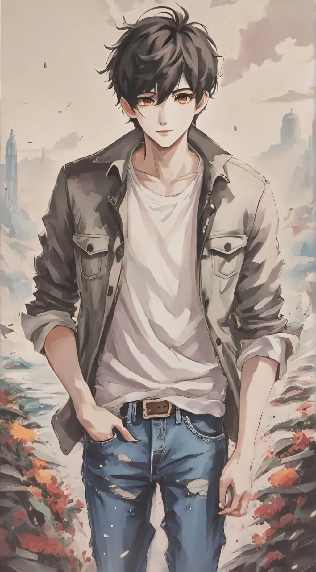 ai character: lucas background