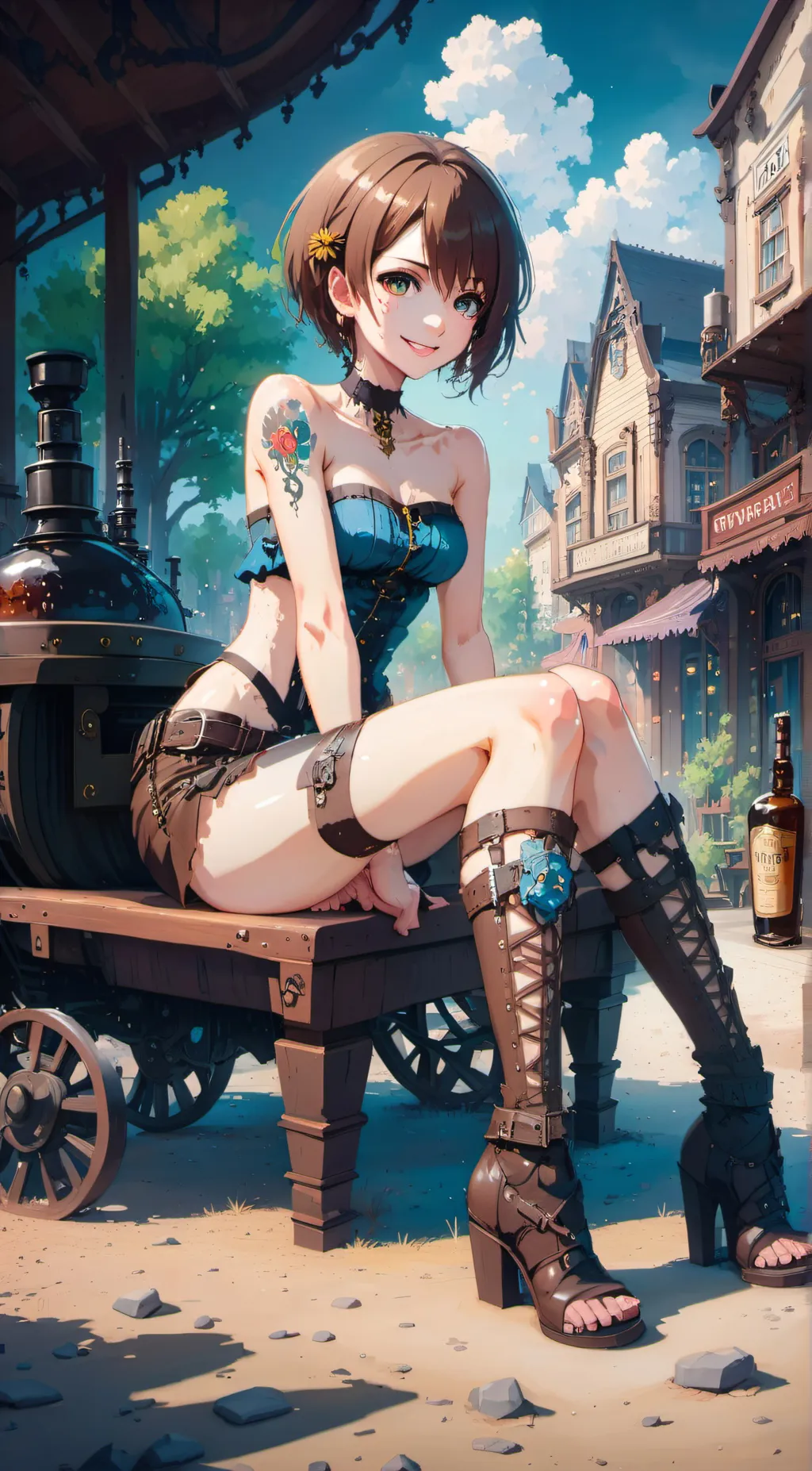 ai character: Sophie  background