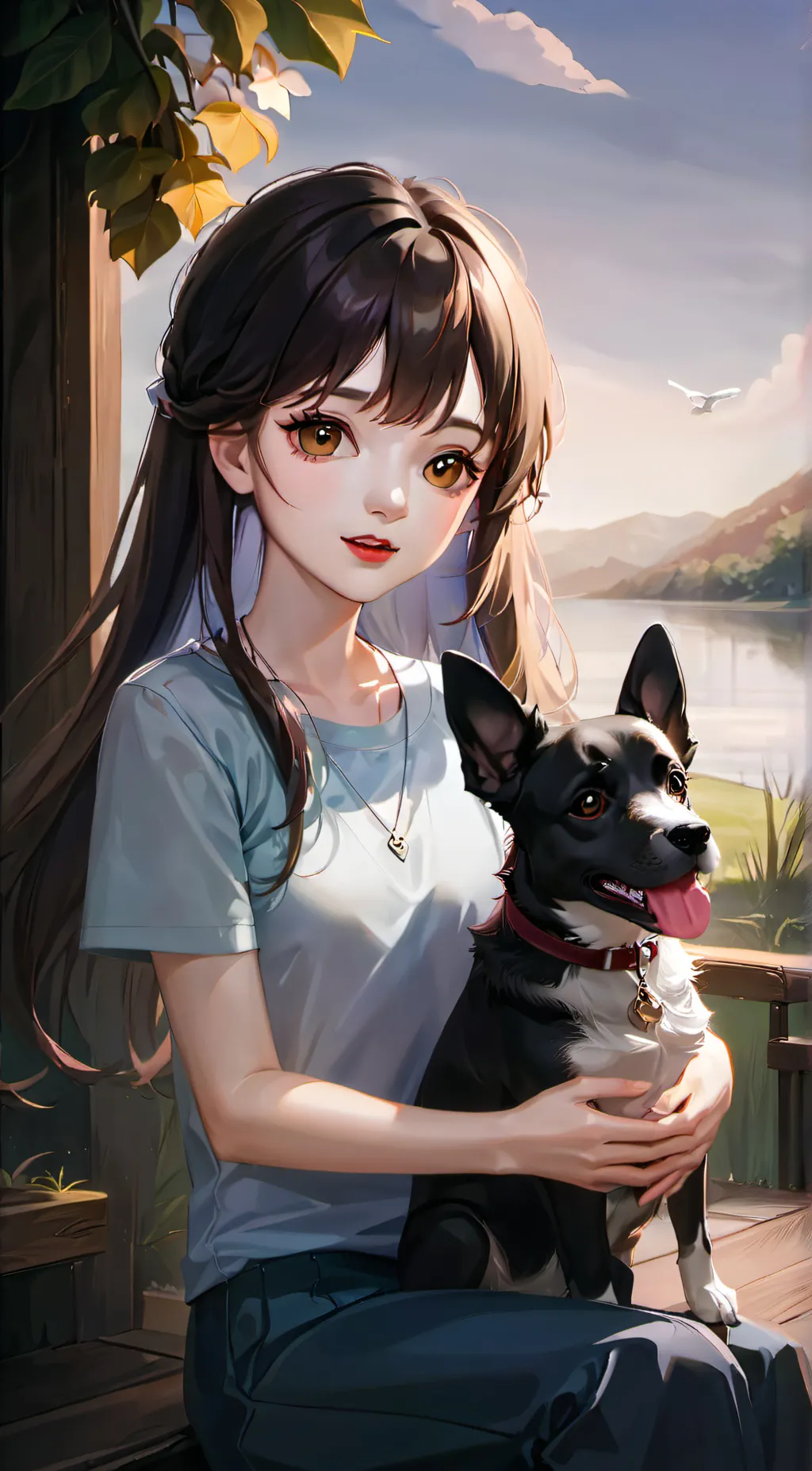 ai character: Lu background