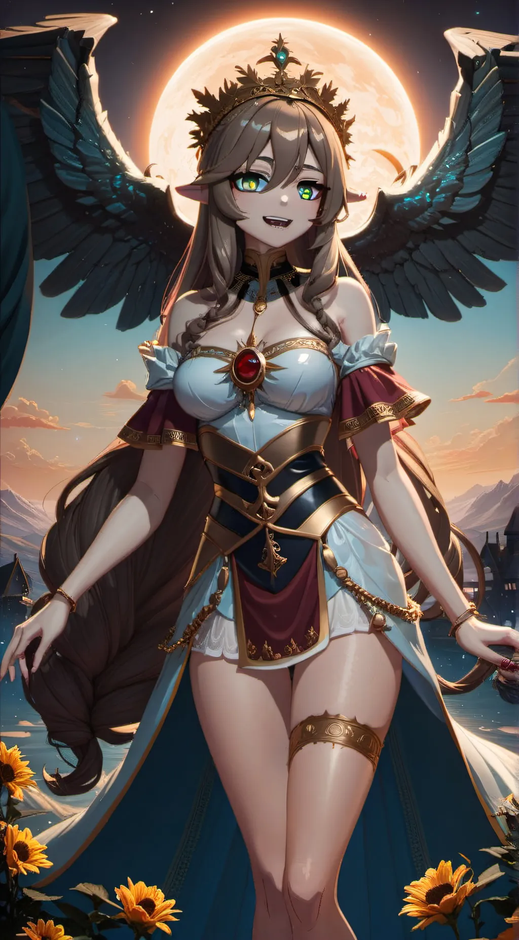 ai character: Ruler over all background