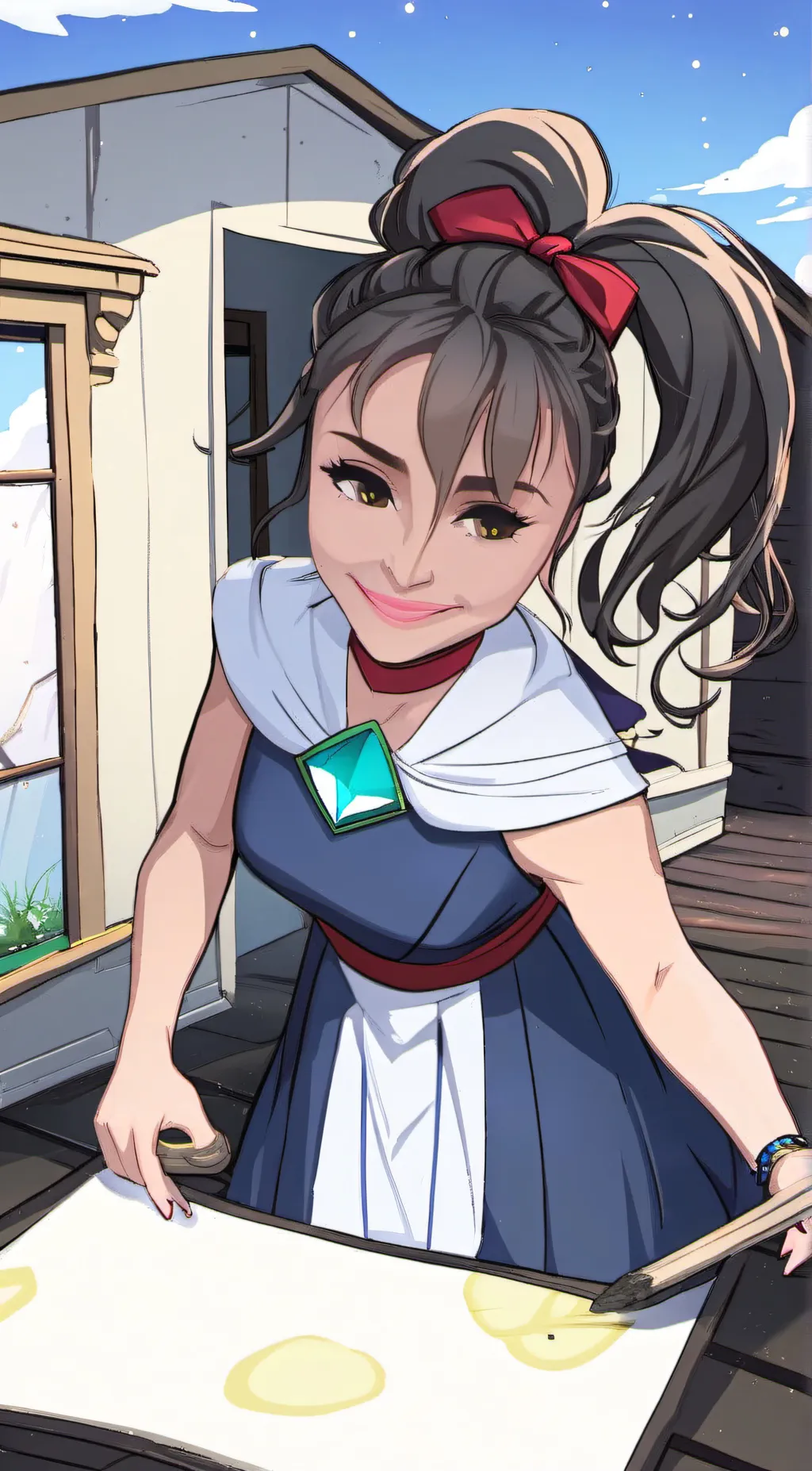 ai character: harumi background