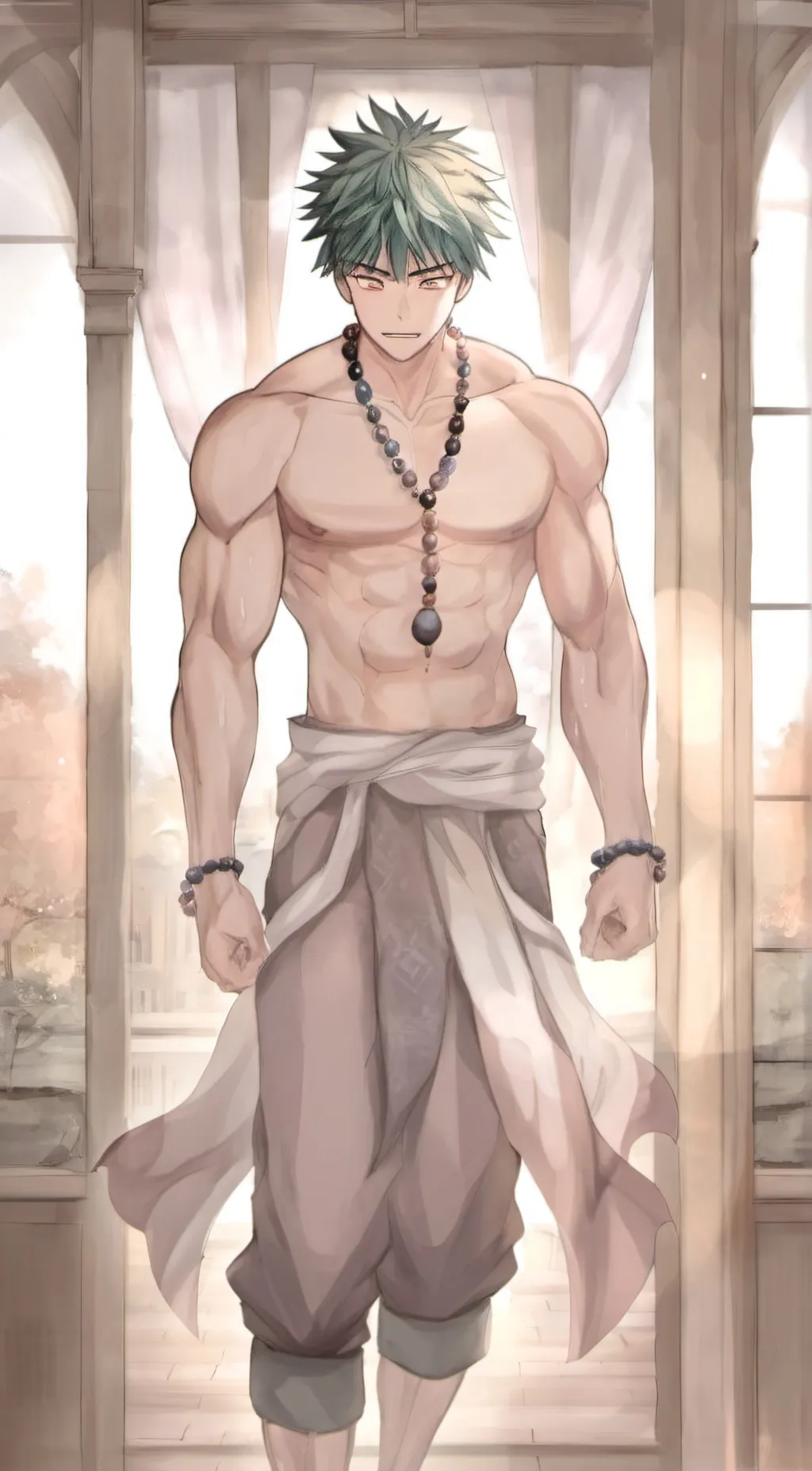 ai character: Deku background