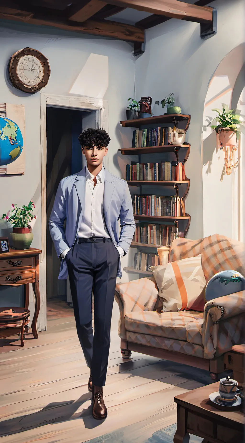 ai character: Alex background